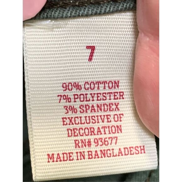 Arizona camo jegging, distressed, jean size 7 juniors ￼ - Picture 3 of 7